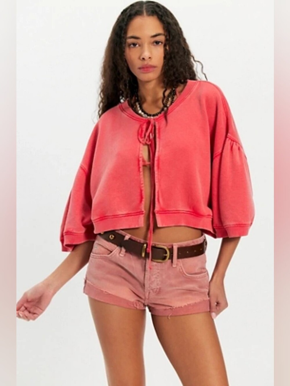 Free People Cape Me Cozy Cardi
